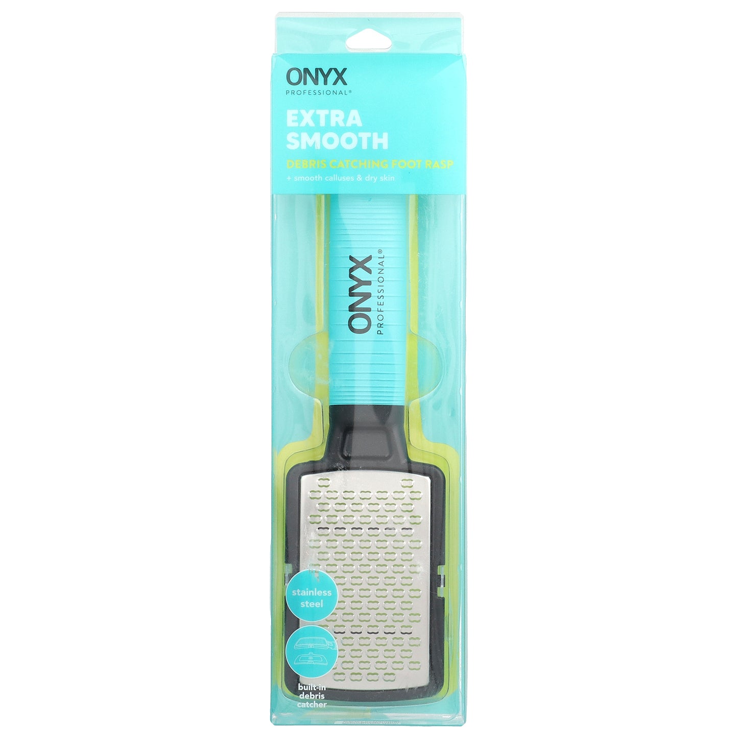 Onyx Professional, Extra Smooth, Debris Catching Foot Rasp, 1 Rasp