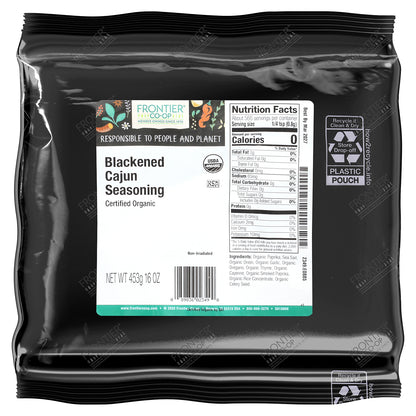 Frontier Co-op, Organic Blackened Cajun Seasoning, 16 oz (453 g)