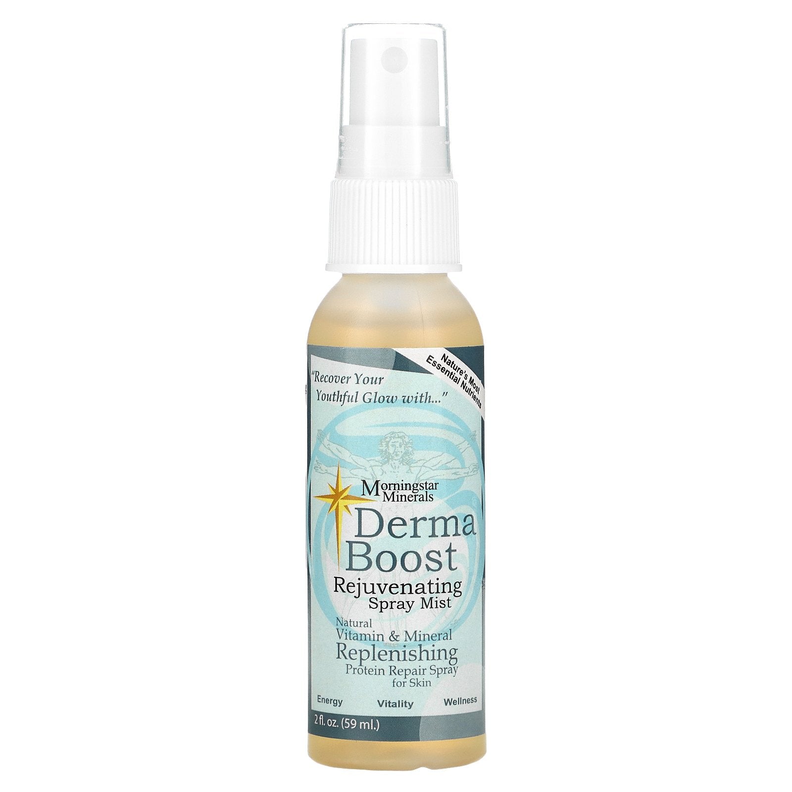 Morningstar Minerals, Derma Boost Rejuvenating Spray Mist, 2 fl oz (59 ml)