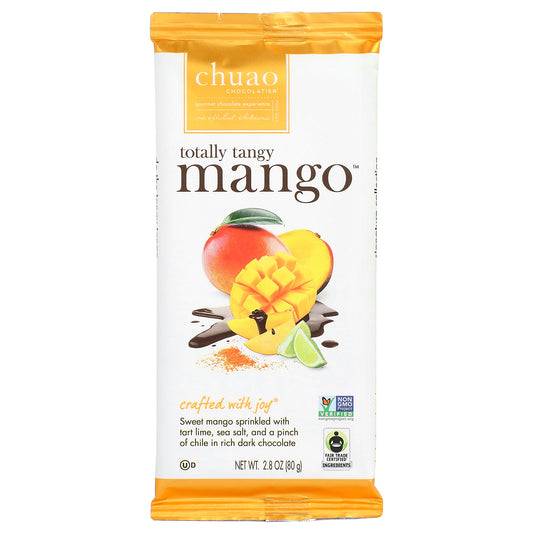 Chuao Chocolatier, Dark Chocolate Bar, Totally Tangy Mango™, 2.8 oz (80 g)