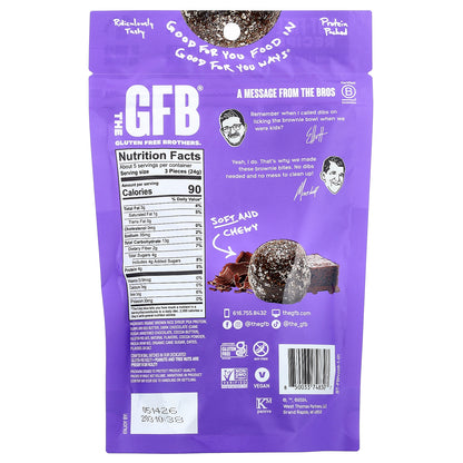 The GFB, Gluten Free Cookie Bites, Fudge Brownie, 4 oz (113 g)