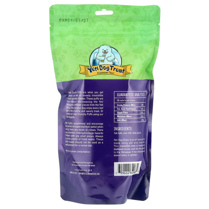 Yeti Dog Chew, Crunchy Puffs, For Dogs, All Sizes, 3.5 oz