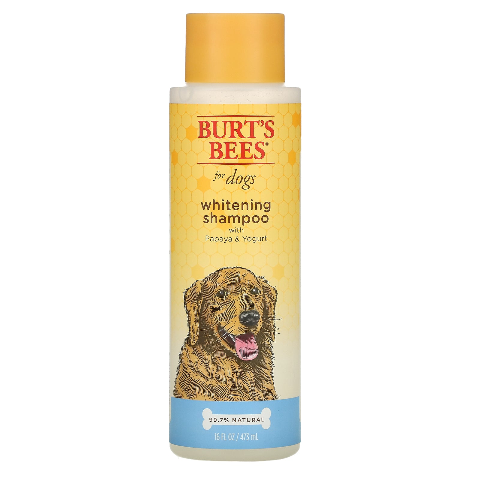 Burt's Bees, Whitening Shampoo for Dogs with Papaya & Yogurt, 16 fl oz (473 ml)