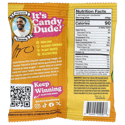 Enjoy Small Wins, Gummies, Sour Pack, Peach, Strawberry, Green Apple, Watermelon-Lime, 1.8 oz (50 g)