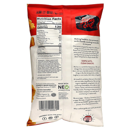 LesserEvil, Power Curls, Fiery Hot, 4 oz (113 g)