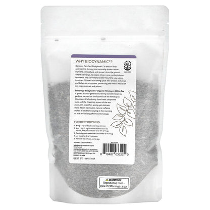 Dr. Mercola, Solspring, Biodynamic, Organic Himalayan White Tea, Loose Leaf, 4 oz (113.3 g)