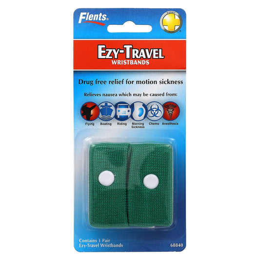 Flents, Ezy-Travel Wristbands, One Size Fits All, 1 Pair