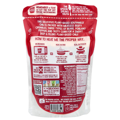 Proper Good, Southwest Chili With Plant-Based Ground Beef, 11.5 oz (326 g)
