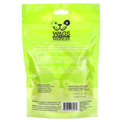 Wags & Wiggles, Gentle Belly, Treats for Dogs, Chicken, 5.5 oz (156 g)