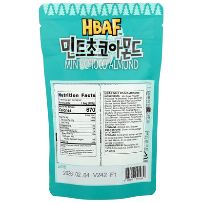 HBAF, Mint Choco Almond, 120 g