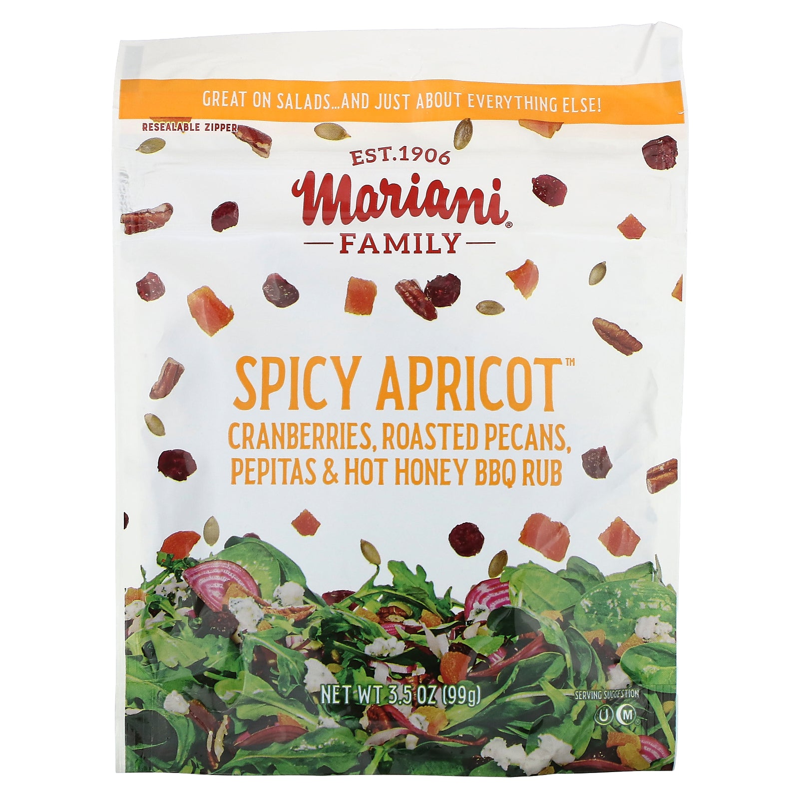 Mariani Dried Fruit, Spicy Apricot Topper, 3.5 oz (99 g)