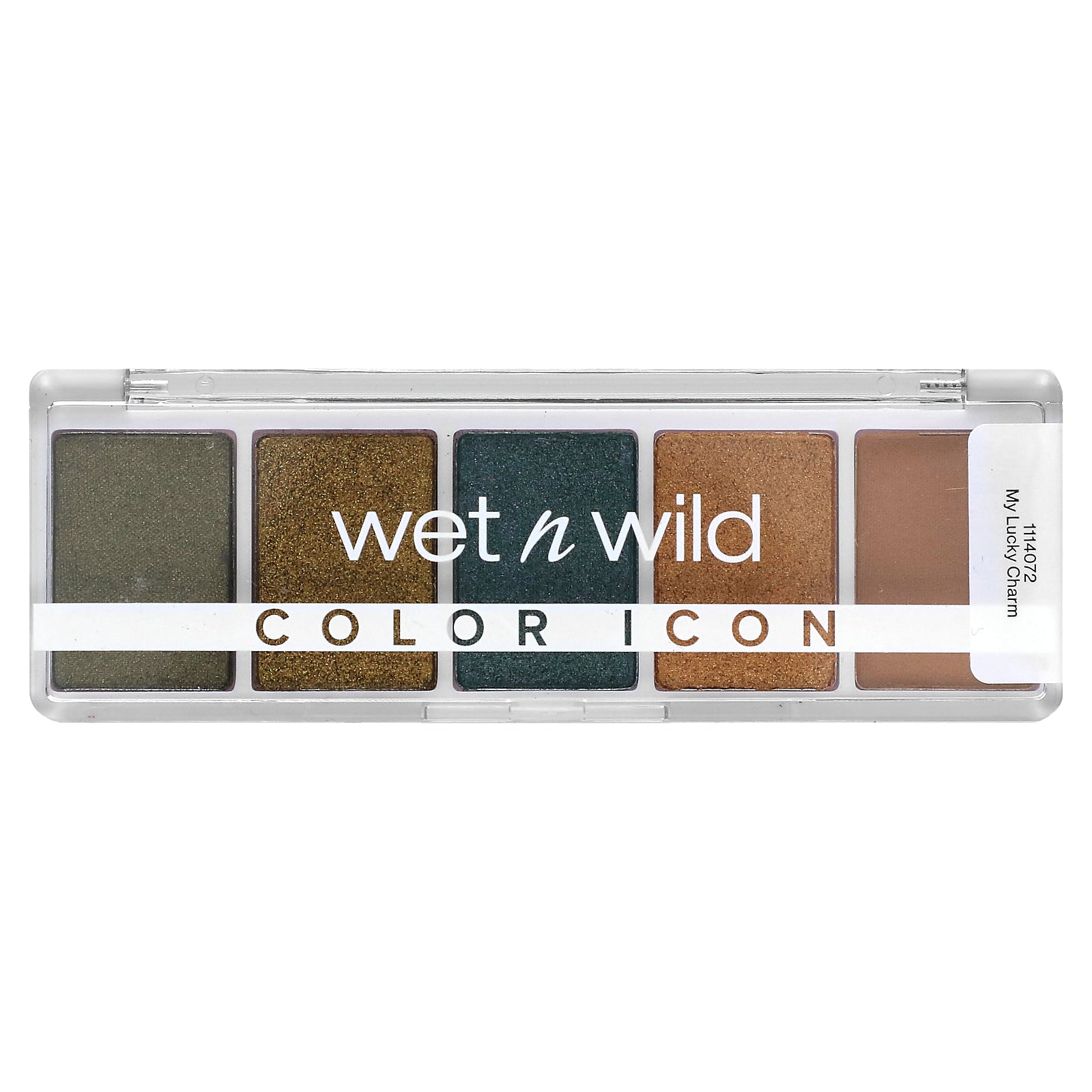 wet n wild, Color Icon, 5-Pan Shadow Palette, 1114072 My Lucky Charm, 0.21 oz (6 g)