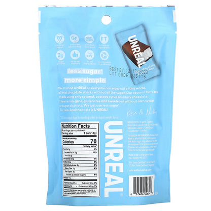 Unreal, Dark Chocolate Coconut Bars, 4.2 oz (120 g)