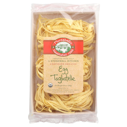 Montebello, Organic Egg Tagliatelle, 8.8 oz (250 g)