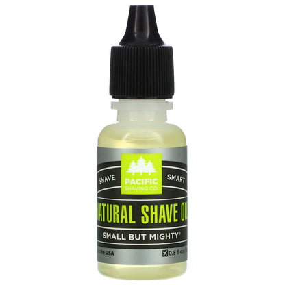 Pacific Shaving Company, Natural Shave Oil, 0.5 fl oz (15 ml)