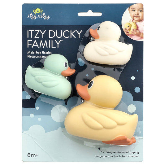 itzy ritzy, Itzy Ritzy Ducky Family™ Bath Toy, 6+ Months, 3 Count