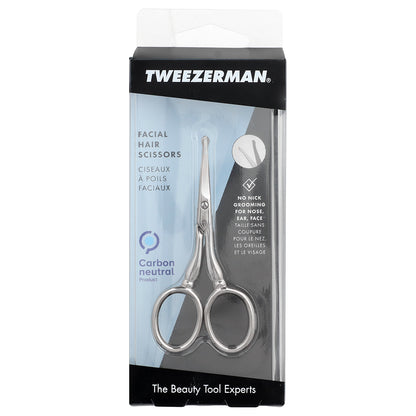 Tweezerman, Facial Hair Scissors, 1 Count