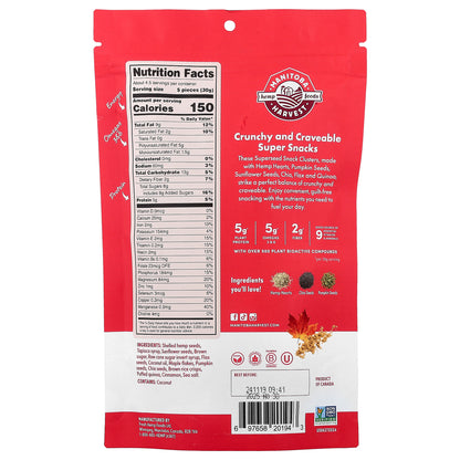 Manitoba Harvest, Superseed Snack Clusters, Maple & Brown Sugar, 4.6 oz (130 g)