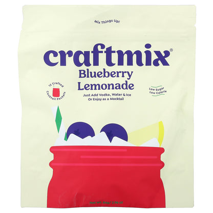 Craftmix, Blueberry Lemonade, 12 Packets, 0.25 oz (7 g) Each