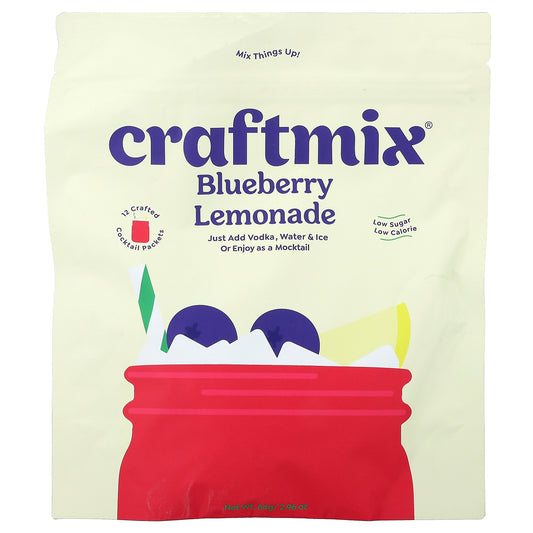 Craftmix, Blueberry Lemonade, 12 Packets, 0.25 oz (7 g) Each