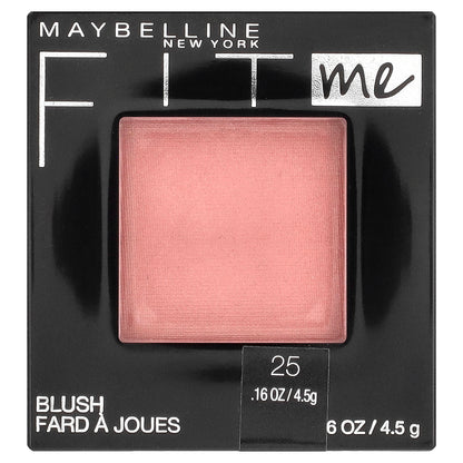 Maybelline, Fit Me, Blush, 25 Pink, 0.16 oz (4.5 g)