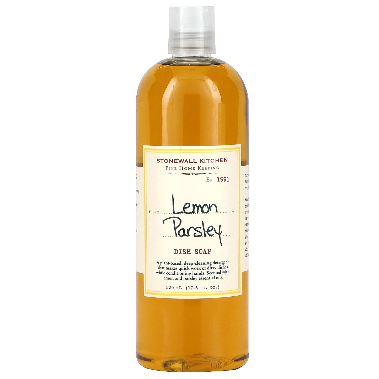 Stonewall Kitchen, Dish Soap, Lemon Parsley, 17.6 fl oz (520 ml)