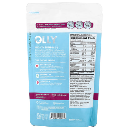 OLLY, Kids Multi & Probiotic Gummies, Yum Berry Punch, 120 Gummies