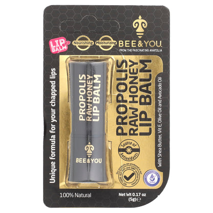 Bee & You, Propolis Raw Honey Lip Balm, 0.17 oz (5 g)