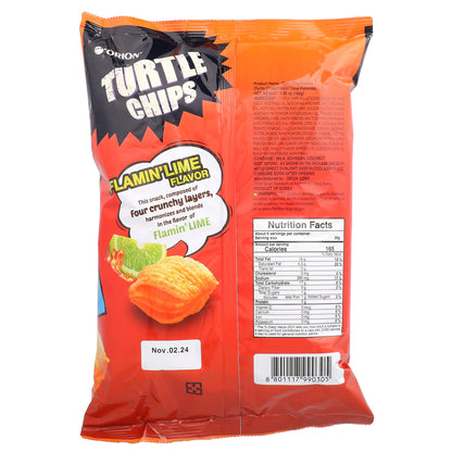 Orion, Turtle Chips, Flamin' Lime, 5.64 oz (160 g)