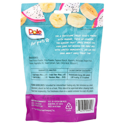 Dole for Pets, Jerky Bites, Banana + Dragon Fruit, 6 oz (170 g)