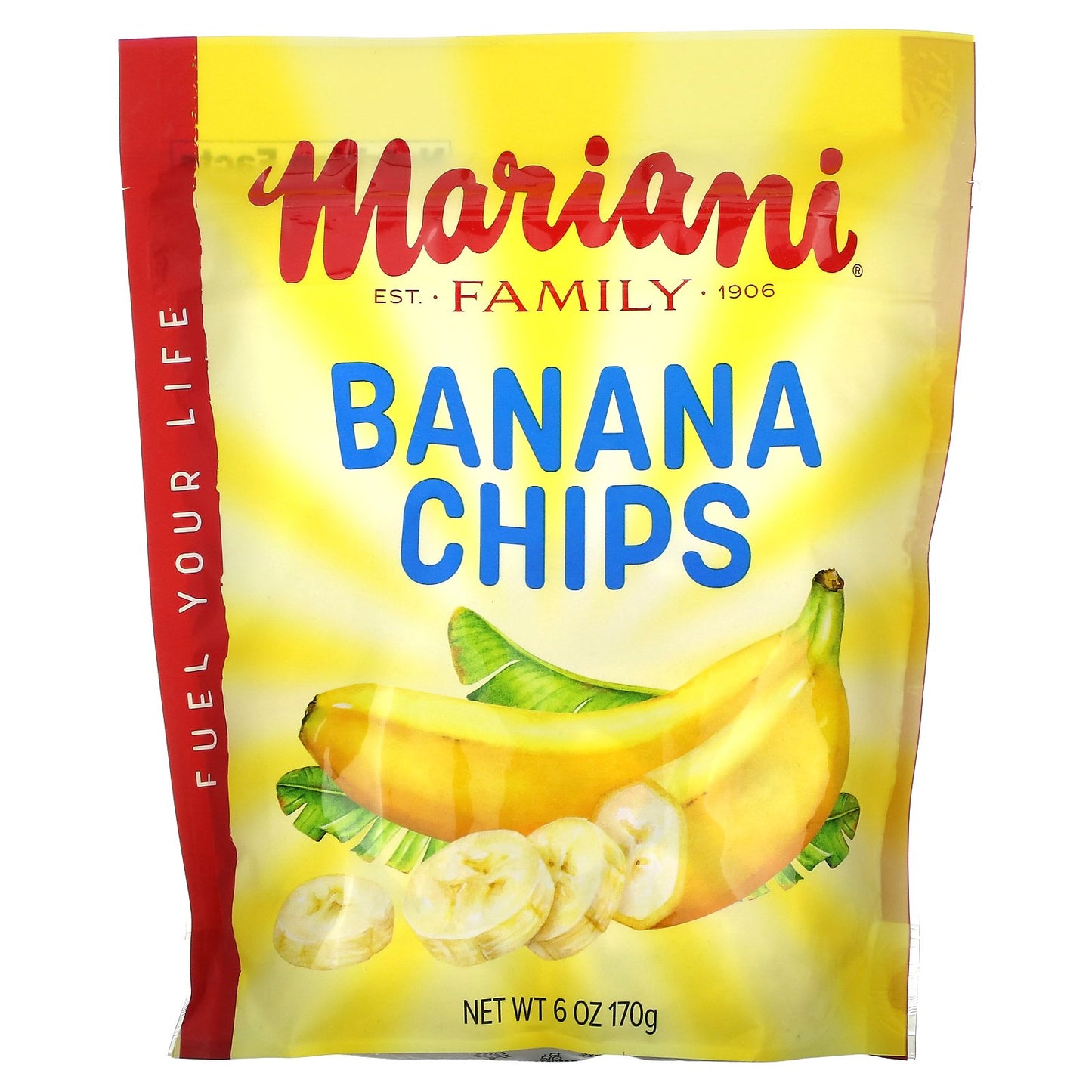 Mariani Dried Fruit, Banana Chips, 6 oz (170 g)