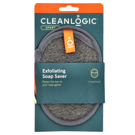 CleanLogic, Sport, Exfoliating Soap Saver, 1 Count