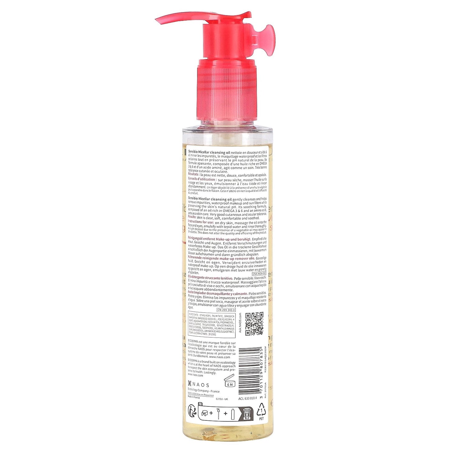 Bioderma, Sensibio, Micellar Cleansing Oil, 5 fl oz (150 ml)