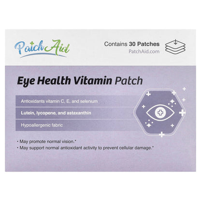 PatchAid, Eye Health Vitamin Patch, 30 Patches