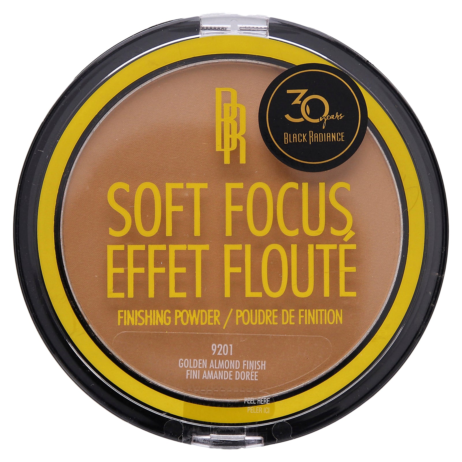 Black Radiance, True Complexion, Soft Focus Finishing Powder, 9201 Golden Almond Finish, 0.46 oz (13 g)