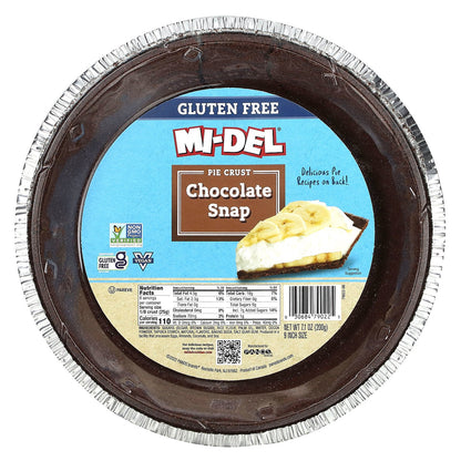 Mi-Del Cookies, Pie Crust, Chocolate Snap, 7.1 oz (200 g)