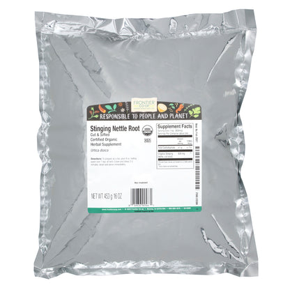 Frontier Co-op, Organic Cut & Sifted Stinging Nettle Root, 16 oz (453 g)