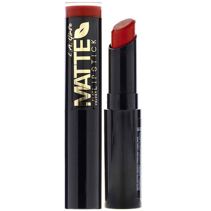 L.A. Girl, Matte Flat Velvet Lipstick, GLC810 Bite Me, 0.1 oz (3 g)