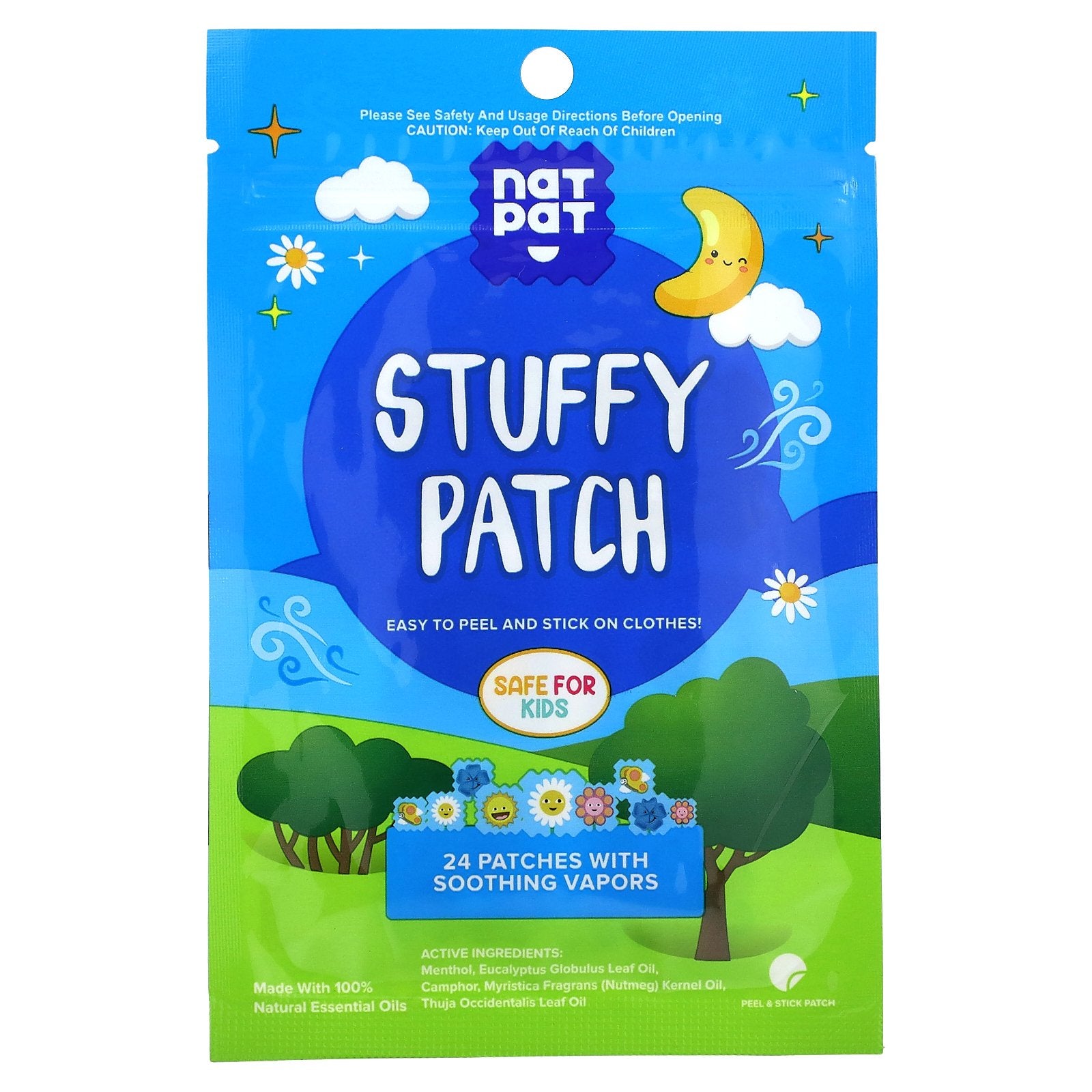 NATPAT, Nat Pat, Stuffy Patch, 24 Patches