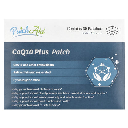 PatchAid, CoQ10 Plus Patch , 30 Patches