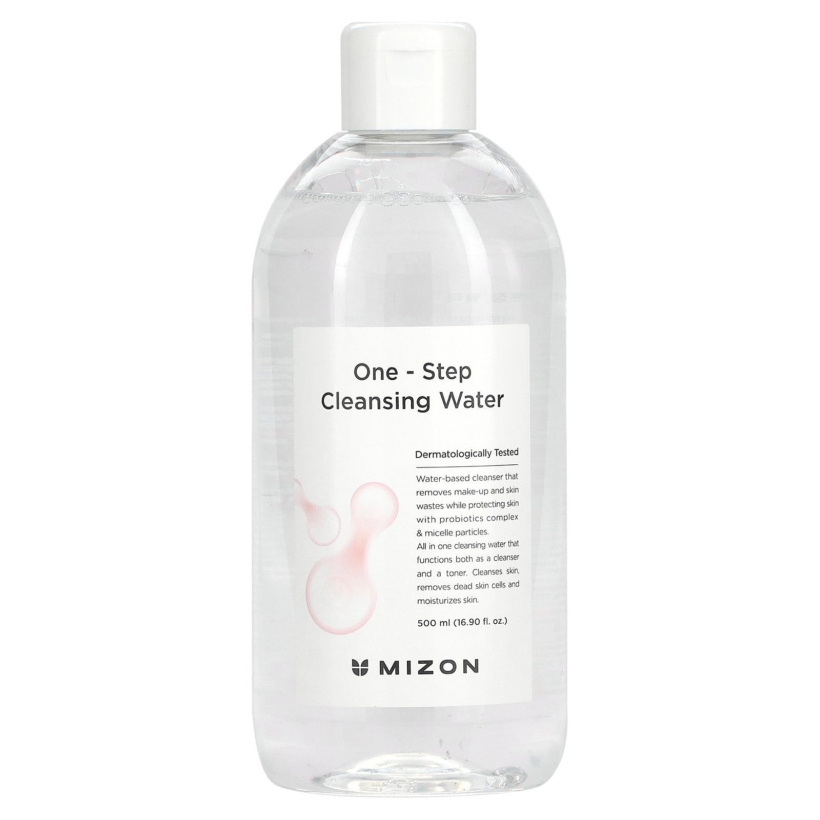 Mizon, One - Step Cleansing Water, 16.9 fl oz (500 ml)