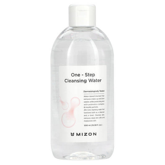 Mizon, One - Step Cleansing Water, 16.9 fl oz (500 ml)