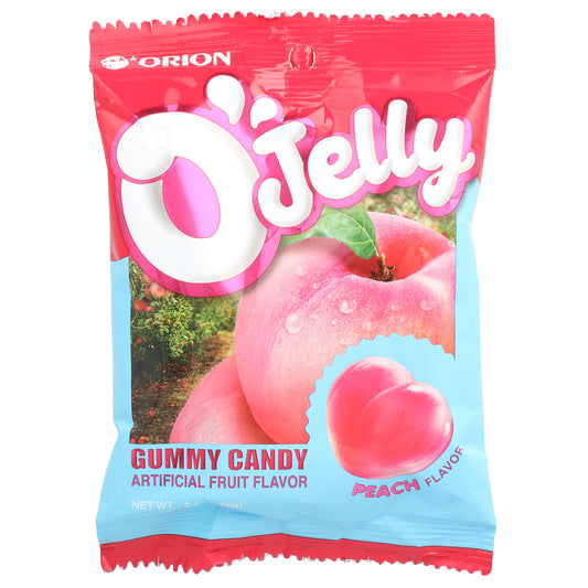 Orion, O'Jelly Gummy Candy, Peach, 2.33 oz (66 g)