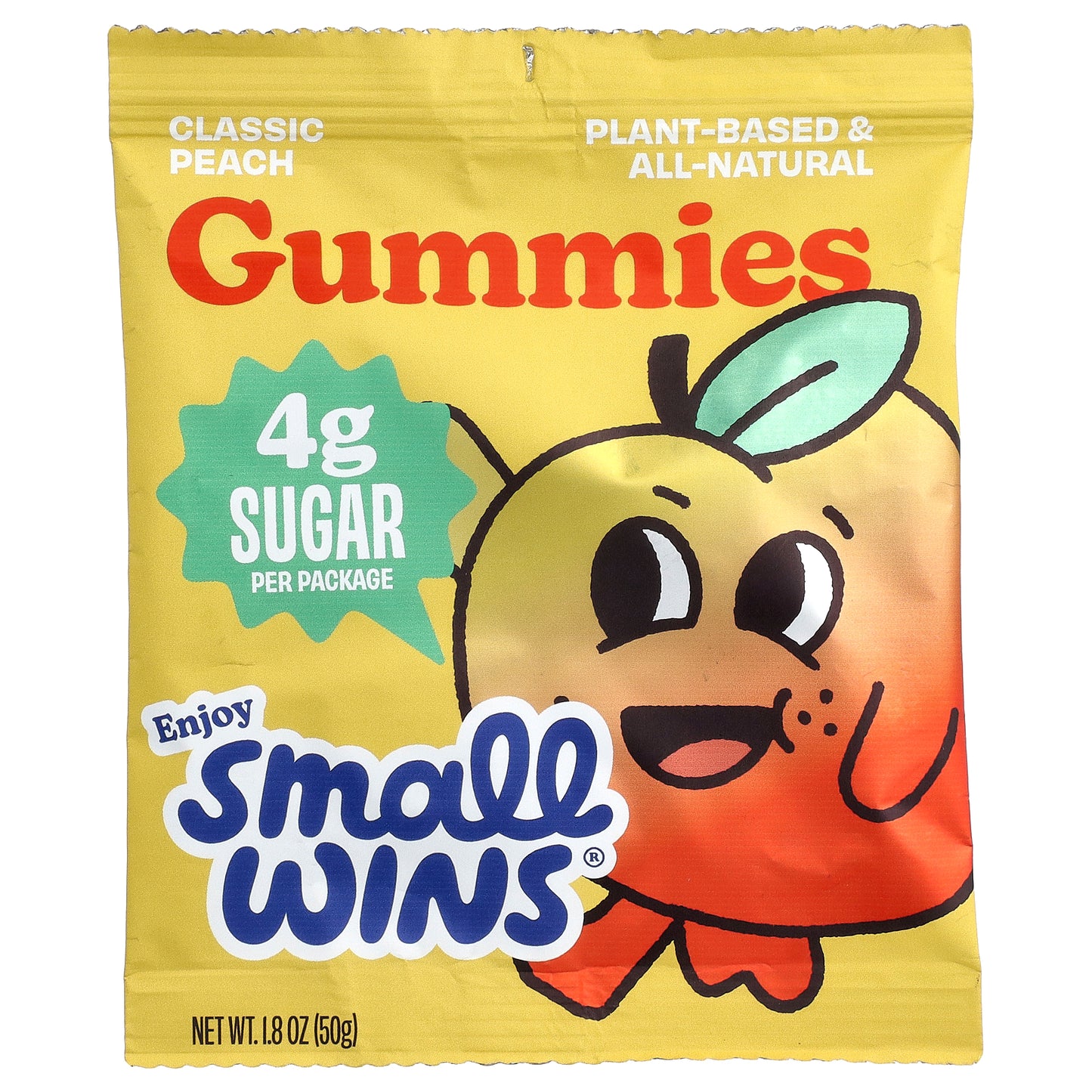 Enjoy Small Wins, Gummies, Classic Peach , 1.8 oz (50 g)