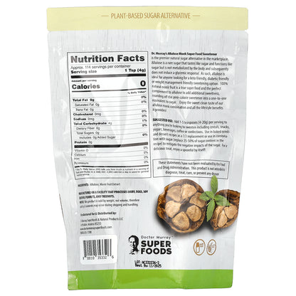 Dr. Murray's, Allulose Monk, Sugar Alternative, 16 oz (454 g)