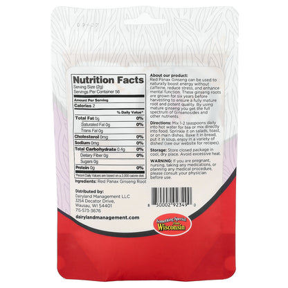Dairyland Ginseng, Red Panax Ginseng Powder, 4 oz