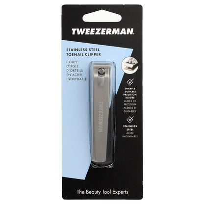 Tweezerman, Stainless Steel Toenail Clipper, 1 Count