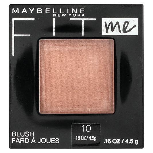 Maybelline, Fit Me, Blush, 10 Buff, 0.16 oz (4.5 g)