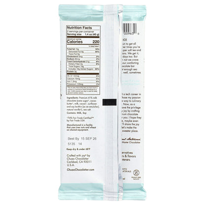 Chuao Chocolatier, Milk Chocolate Bar, Sweet & Salty, 2.8 oz (80 g)