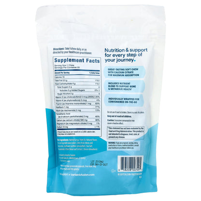 Bariatric Fusion, Calcium Soft Chew, Fruit Punch, 60 Soft Chews